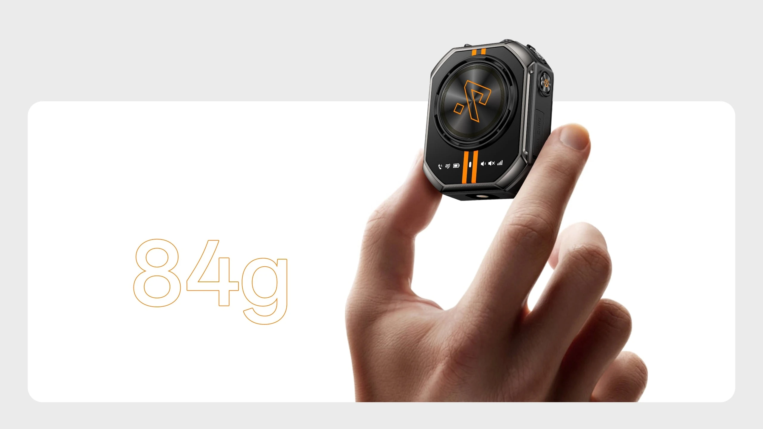 84 gramos que caben en la mano
